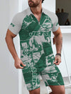 New York Jets Limited Edition ZIP Polo Shirt And Shorts Two-Piece Suits