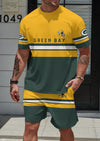 Green Bay Packers Limited Edition Summer Collection T-shirt And Shorts Set