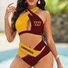 Washington Commanders Limited Edition Summer Collection Women Crisscross Swimsuit