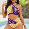 Minnesota Vikings Limited Edition Summer Collection Women Crisscross Swimsuit