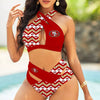 San Francisco 49ers Limited Edition Summer Collection Women Crisscross Swimsuit