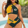 Green Bay Packers Limited Edition Summer Collection Women Crisscross Swimsuit