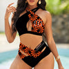 Cincinnati Bengals Limited Edition Summer Collection Women Crisscross Swimsuit